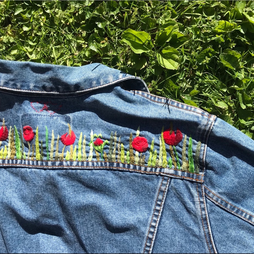 Embroidered Jean Jacket - Picture 3 of 3